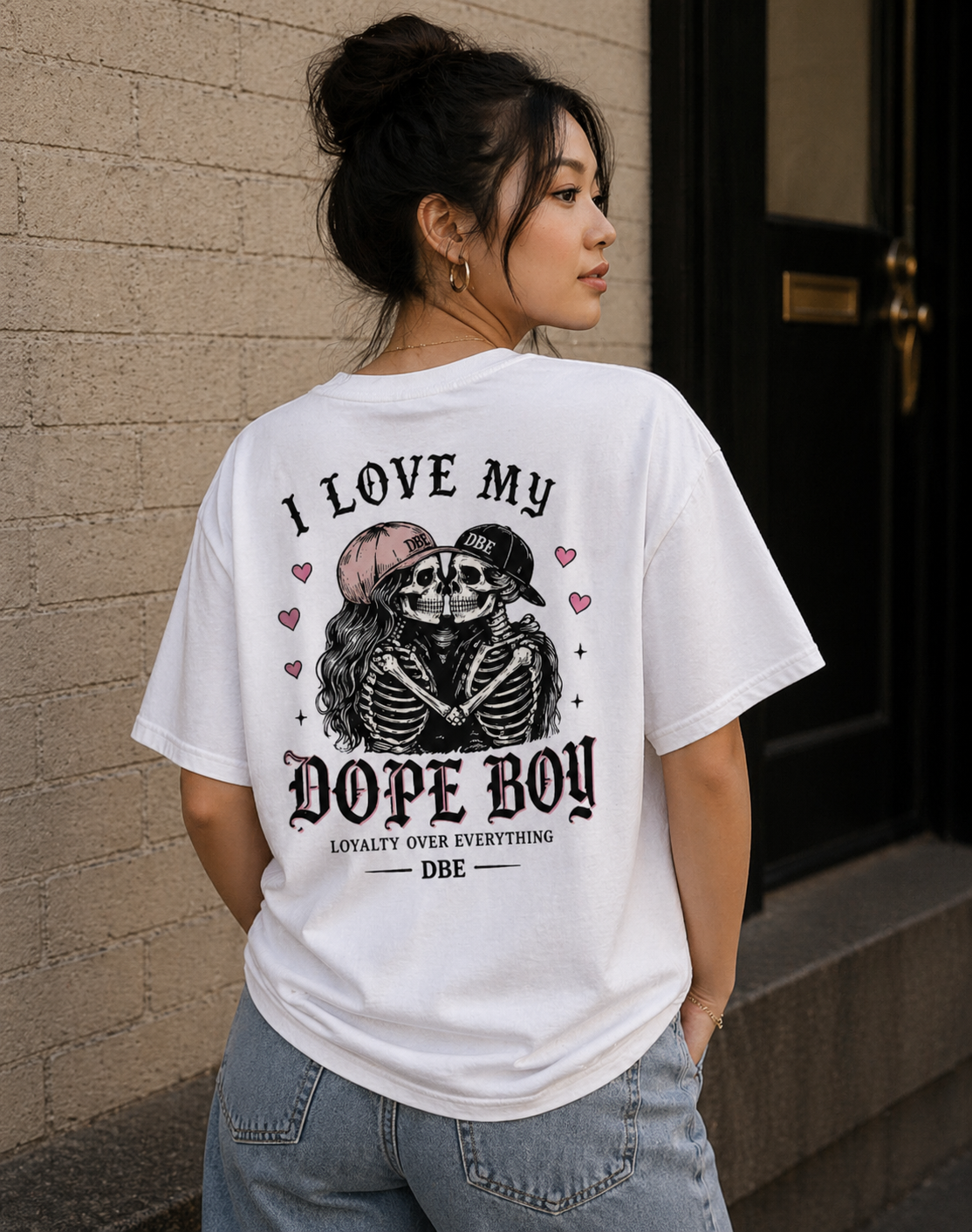 I Love My Dope Boy Full Back Tee