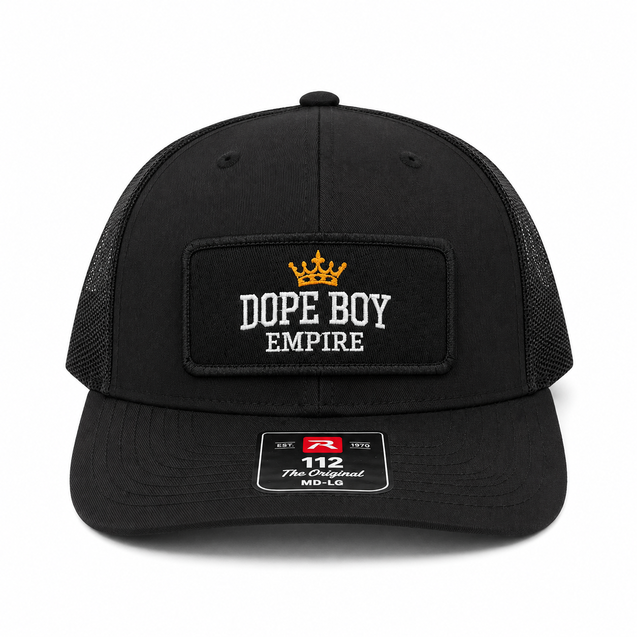 DBE Crown Patch Trucker Hat – Richardson 112 Snapback