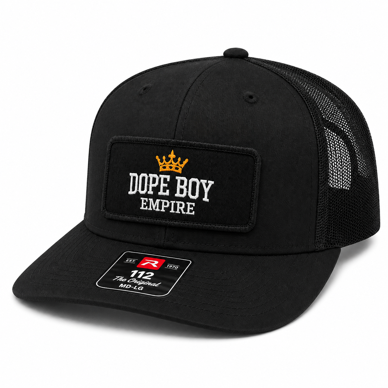 DBE Crown Patch Trucker Hat – Richardson 112 Snapback
