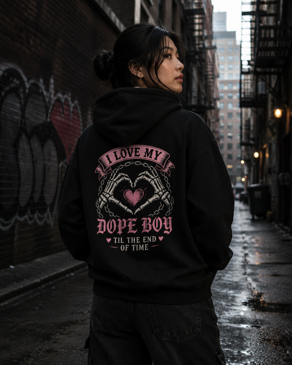 Til The End of Time Hoodie - Back Print
