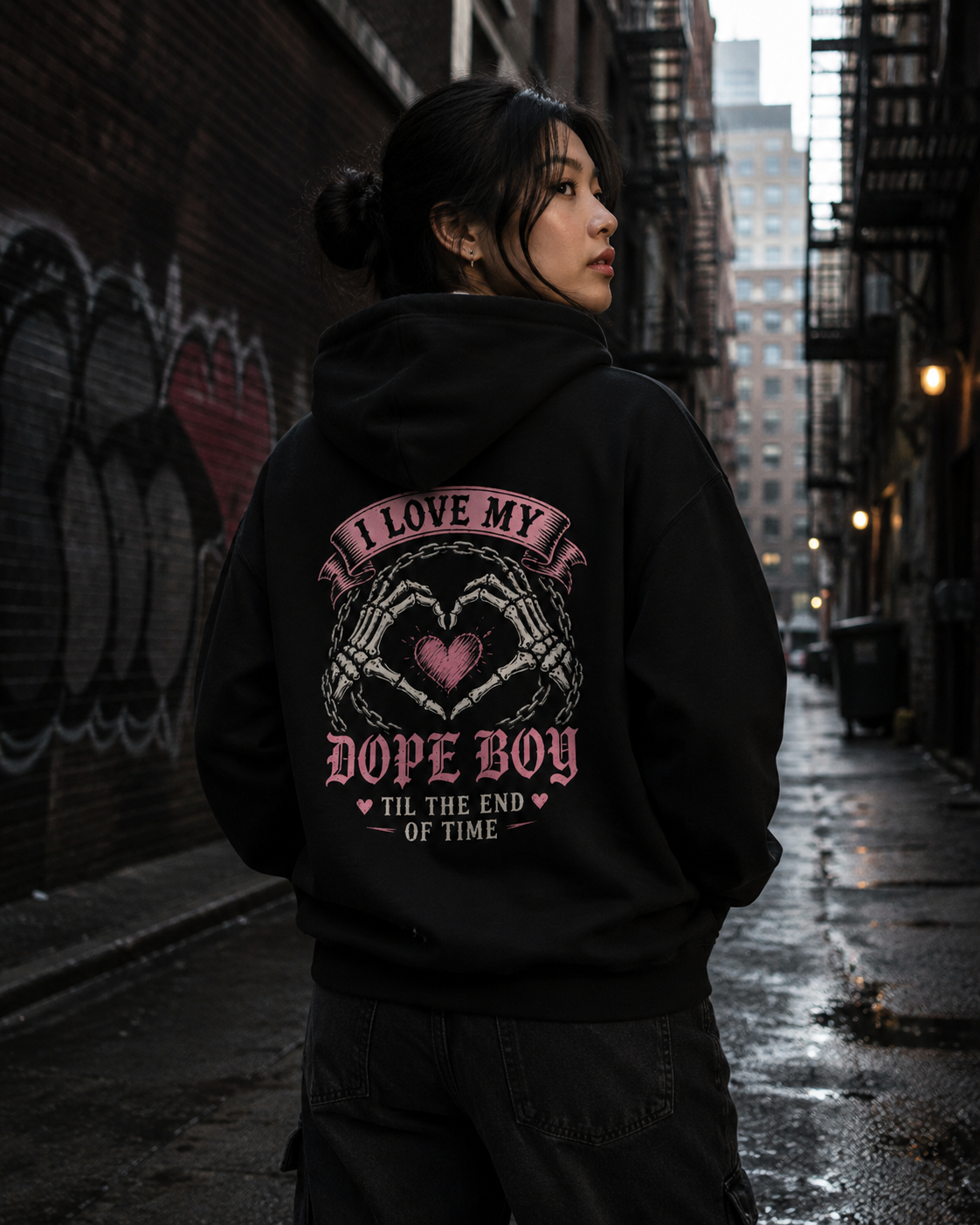 Til The End of Time Hoodie - Back Print