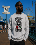 Skull + Rose Crewneck - Front