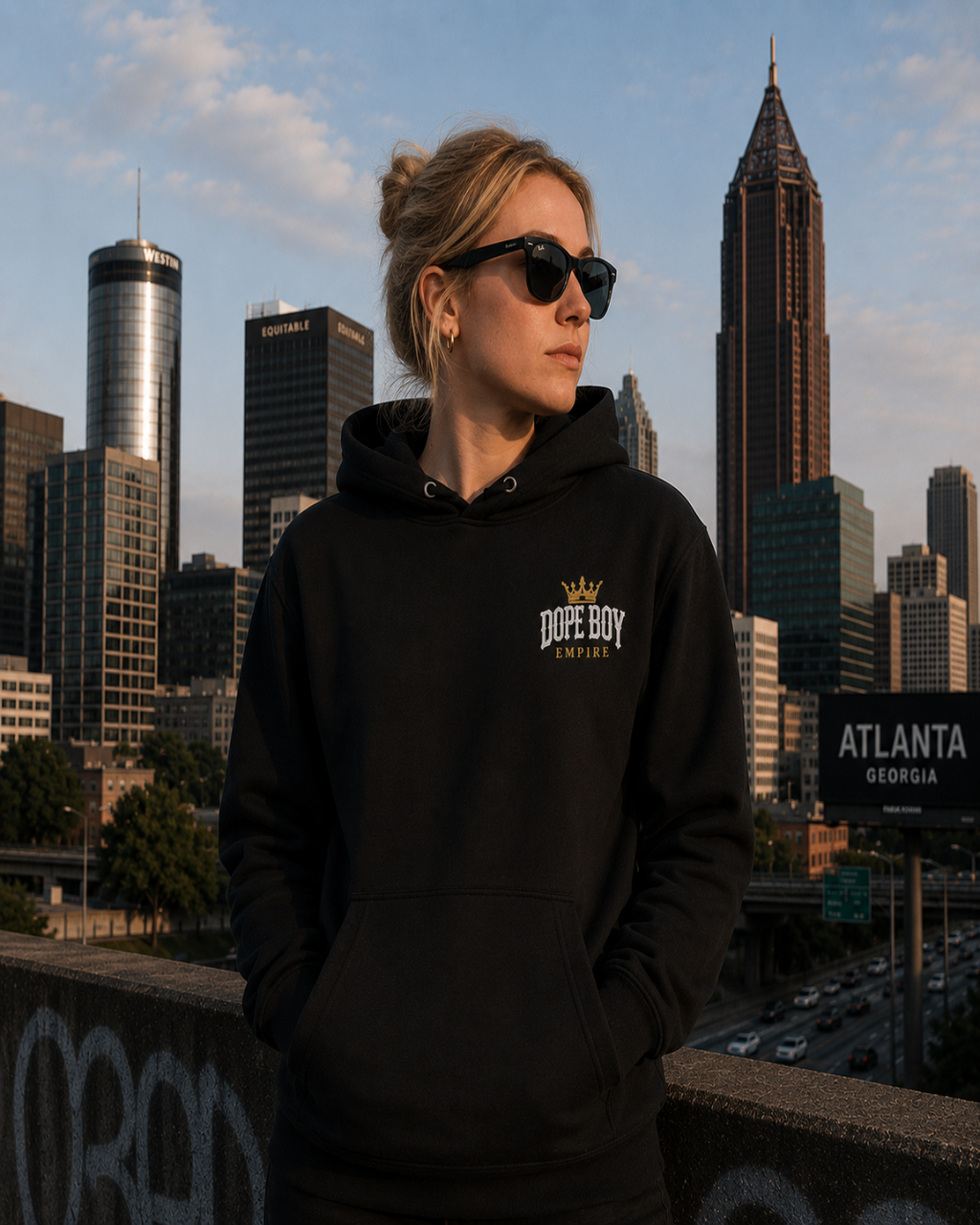 Dope Boy Empire Premium Hoodie - Left Chest