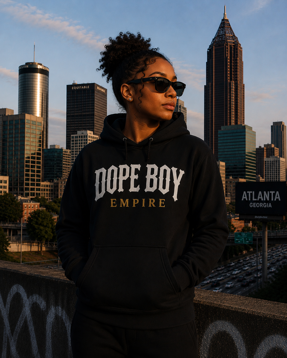 Dope Boy Empire Premium Hoodie - Embroidered