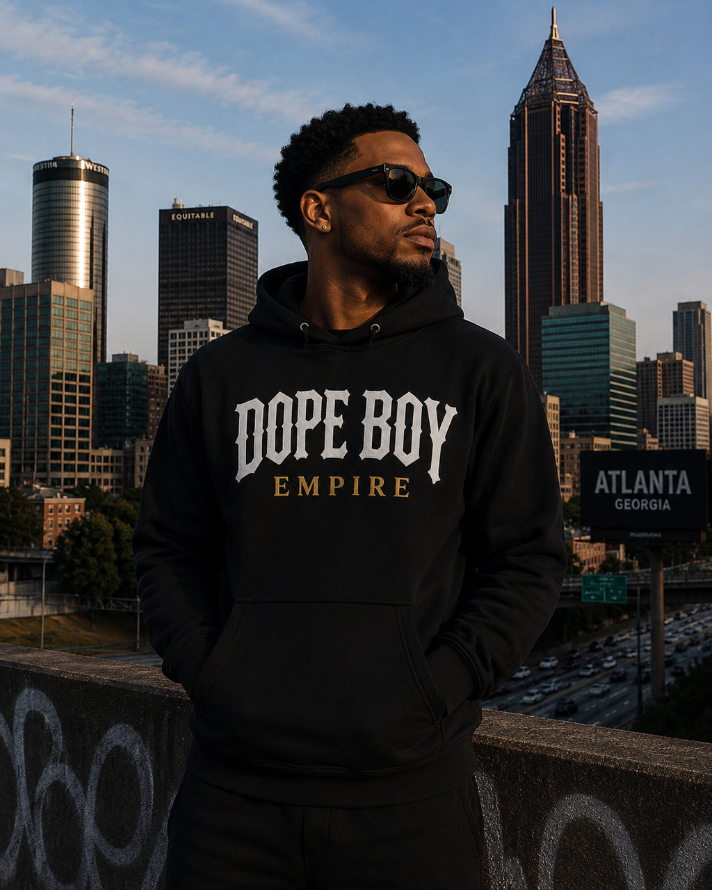 Dope Boy Empire Premium Hoodie - Embroidered