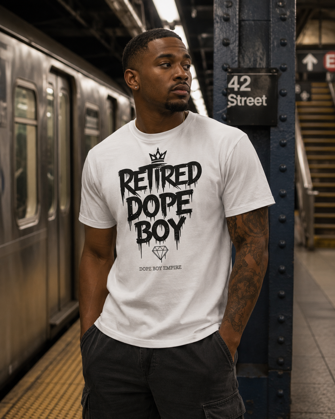 Retired Dope Boy Tee - Front