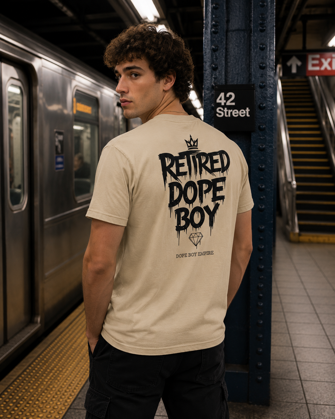Retired Dope Boy Tee - Back Print