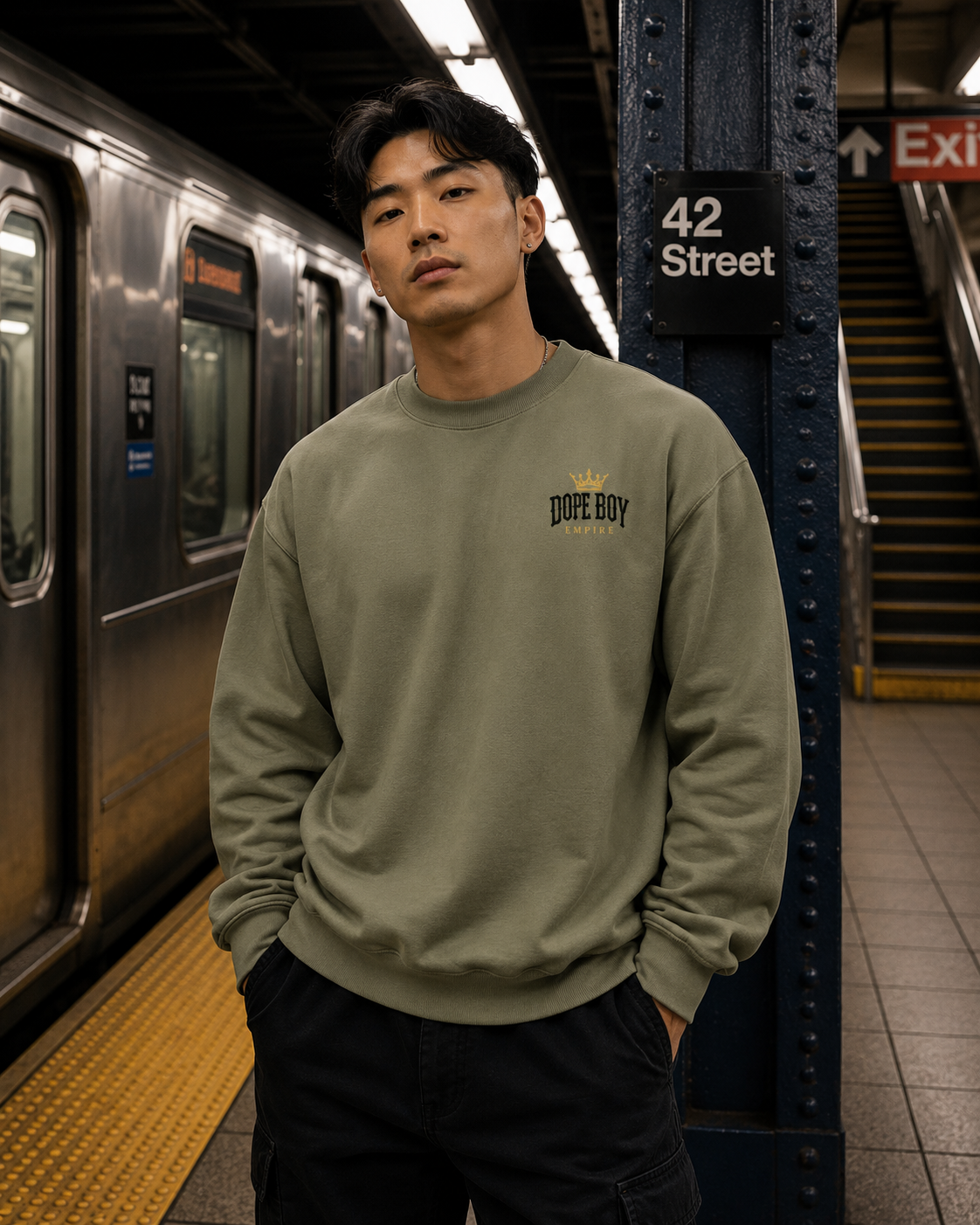 Retired Dope Boy Crewneck - Back Print