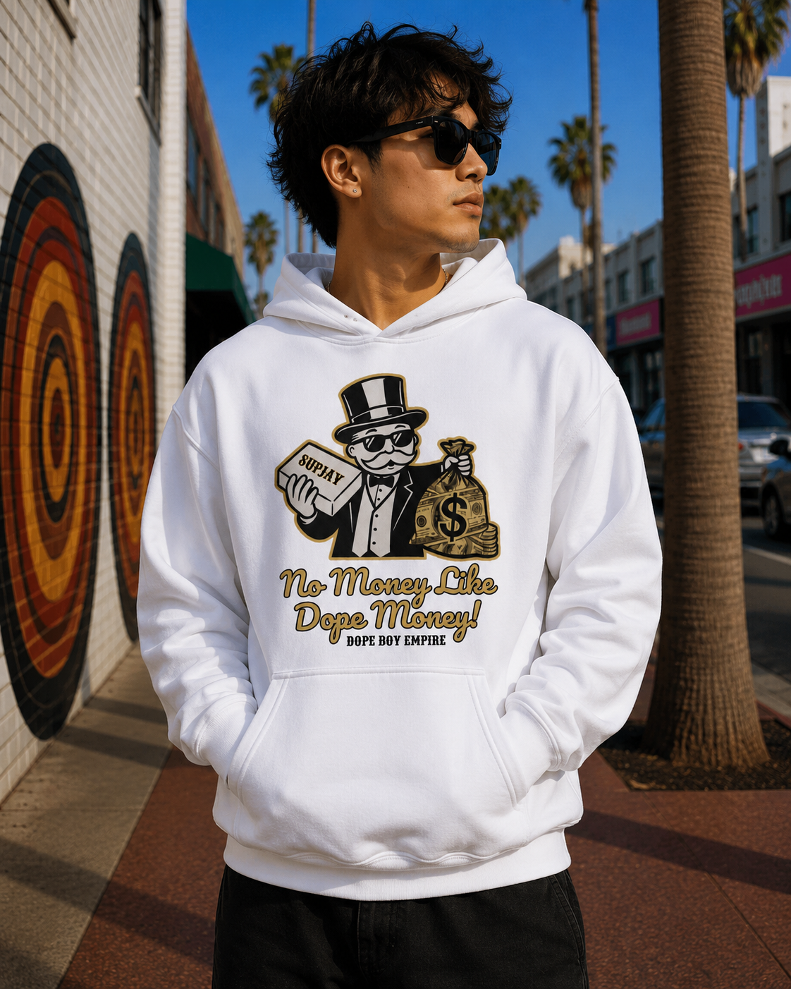 No Money Like Dope Money Hoodie - Front