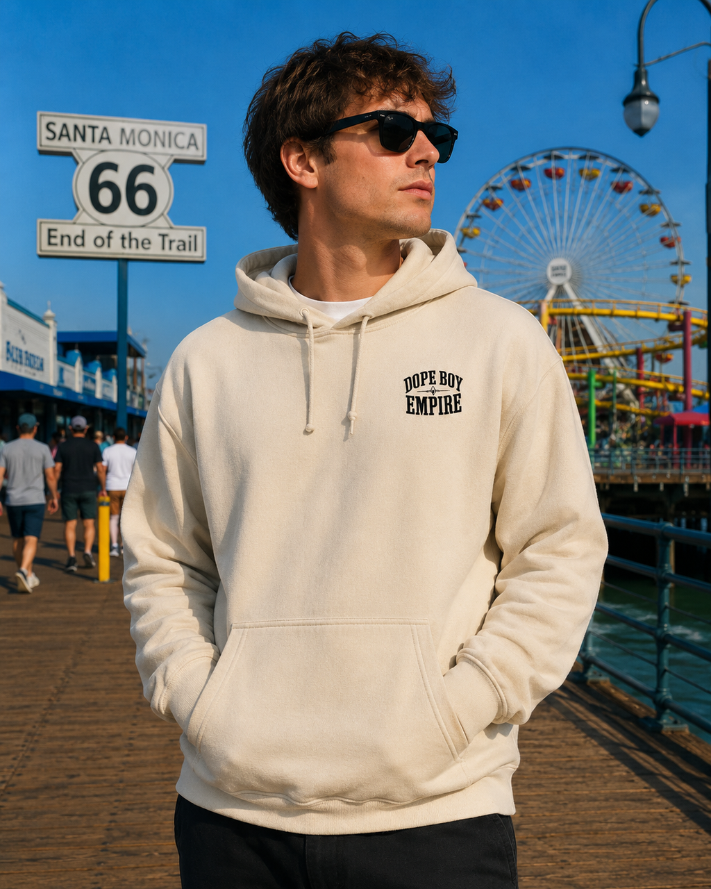 Skull + Rose Hoodie - Back Print