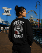 Skull + Rose Crewneck - Back Print