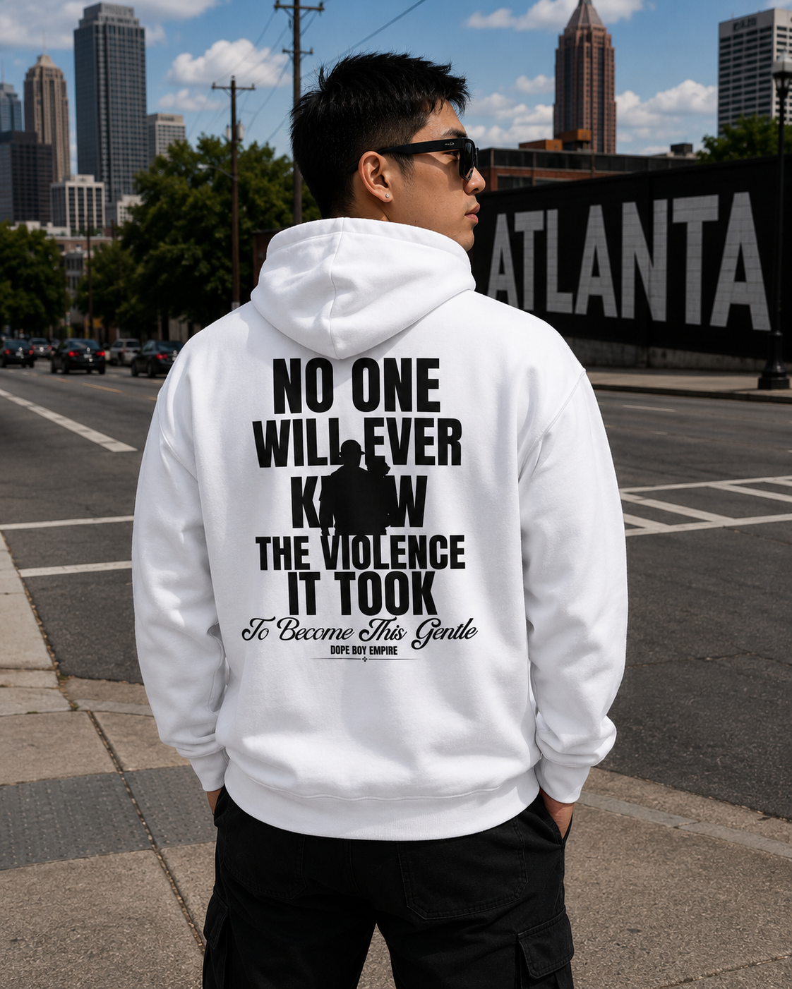 Become This Gentle Hoodie - Back Print