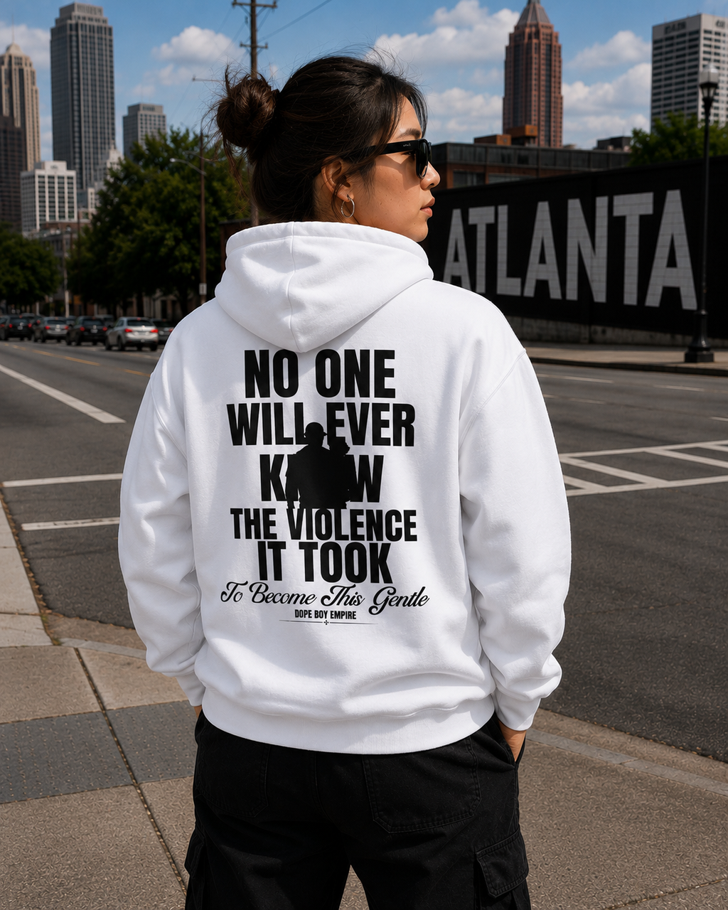 Become This Gentle Hoodie - Back Print