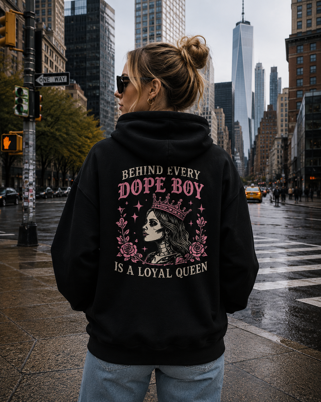 Loyal Queen Hoodie - Back Print