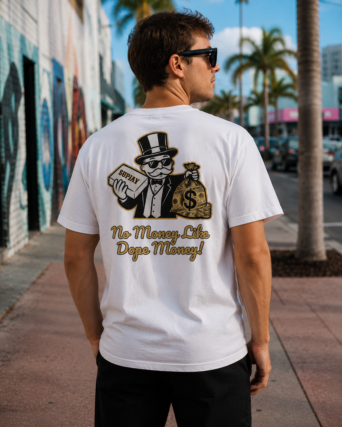 No Money Like Dope Money Tee - Back Print