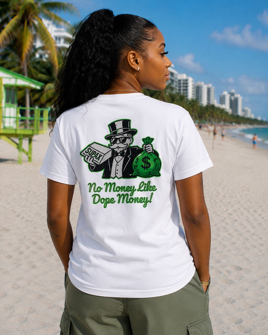 No Money Like Dope Money Tee - Back Print