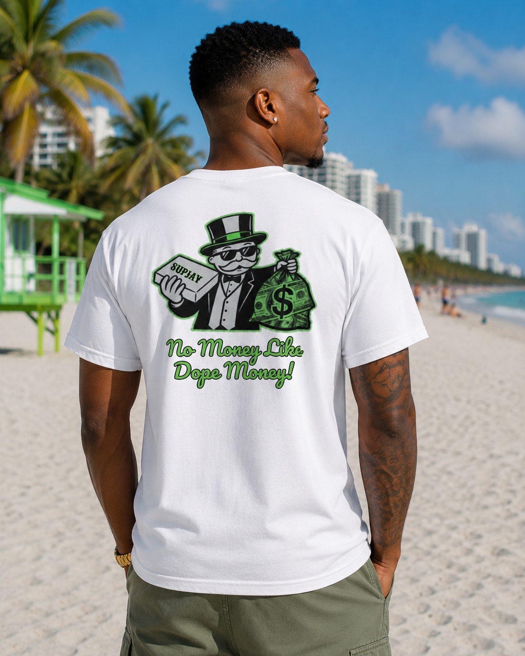 No Money Like Dope Money Tee - Back Print