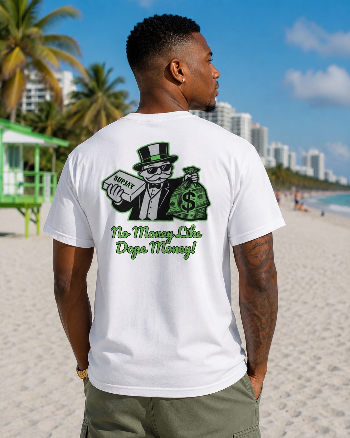 No Money Like Dope Money Tee - Back Print