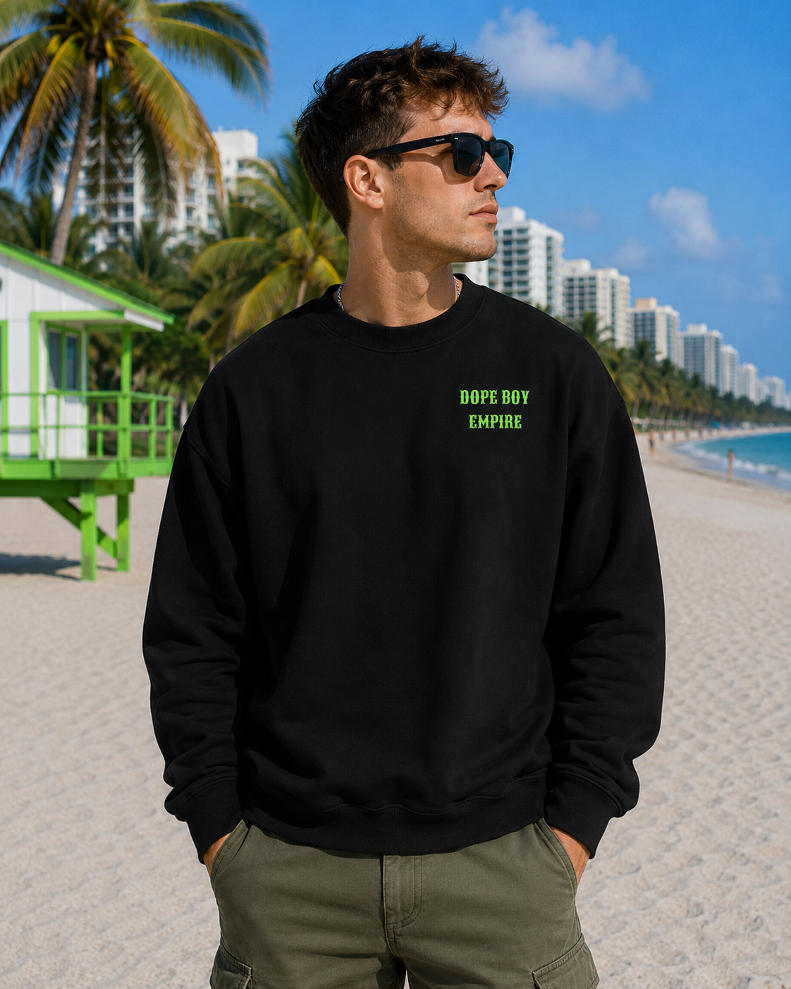 No Money Like Dope Money Crewneck - Back Print