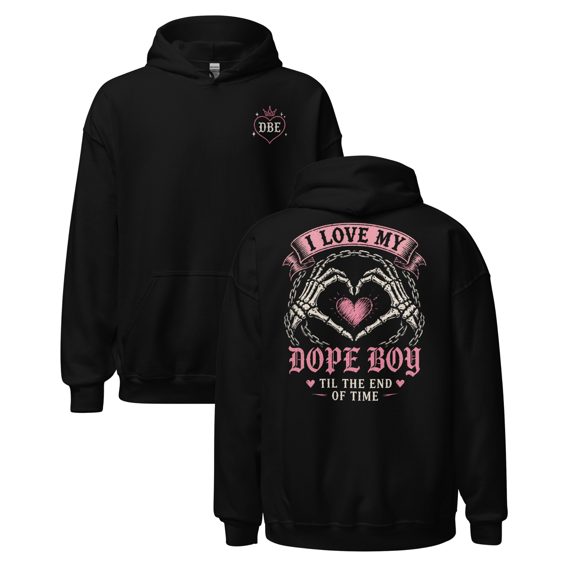 Til The End of Time Hoodie - Back Print