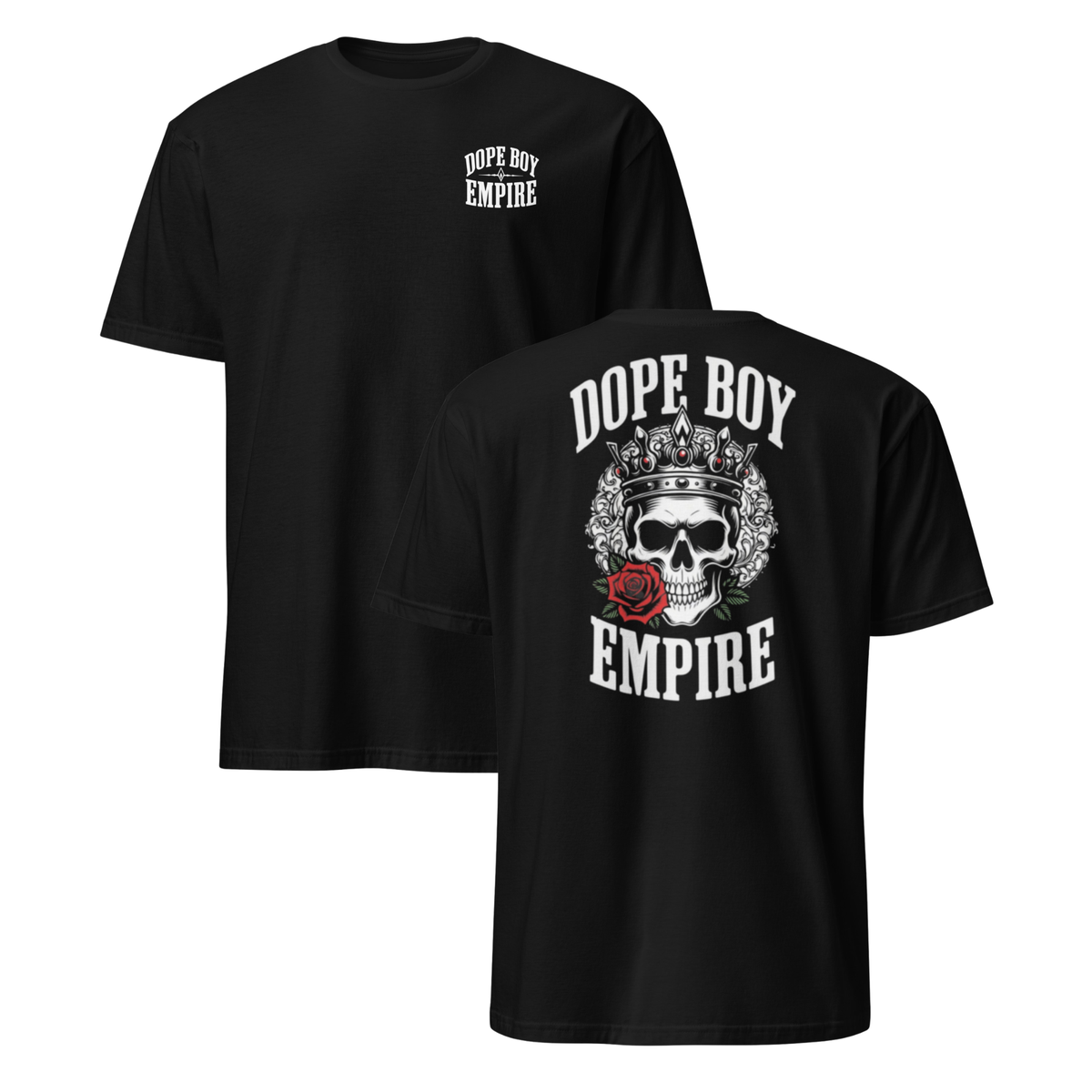 Skull + Rose Tee - Back Print