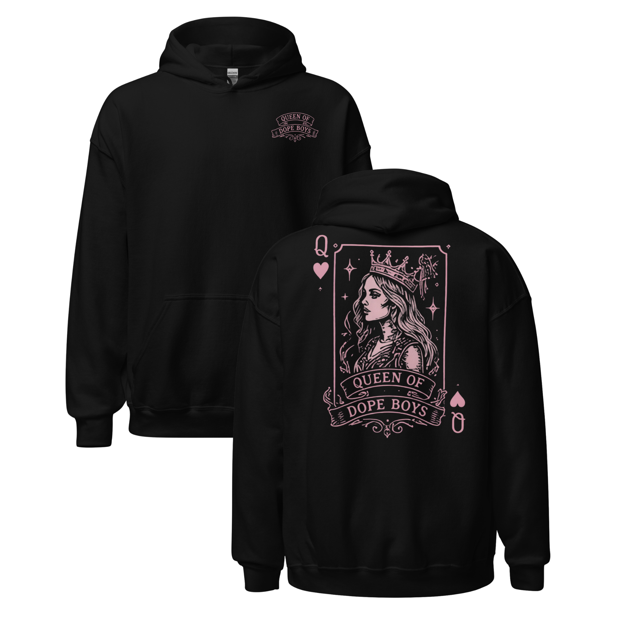Queen Hoodie - Back Print