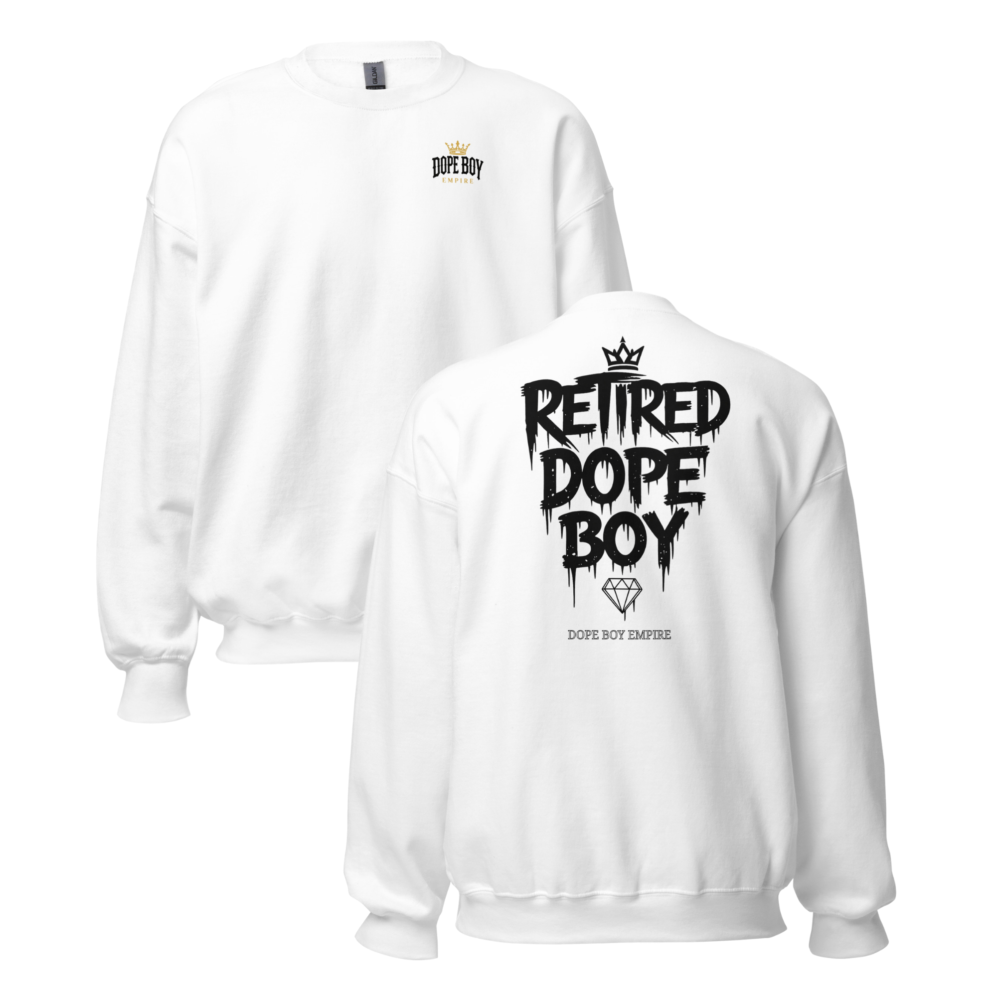 Retired Dope Boy Crewneck - Back Print