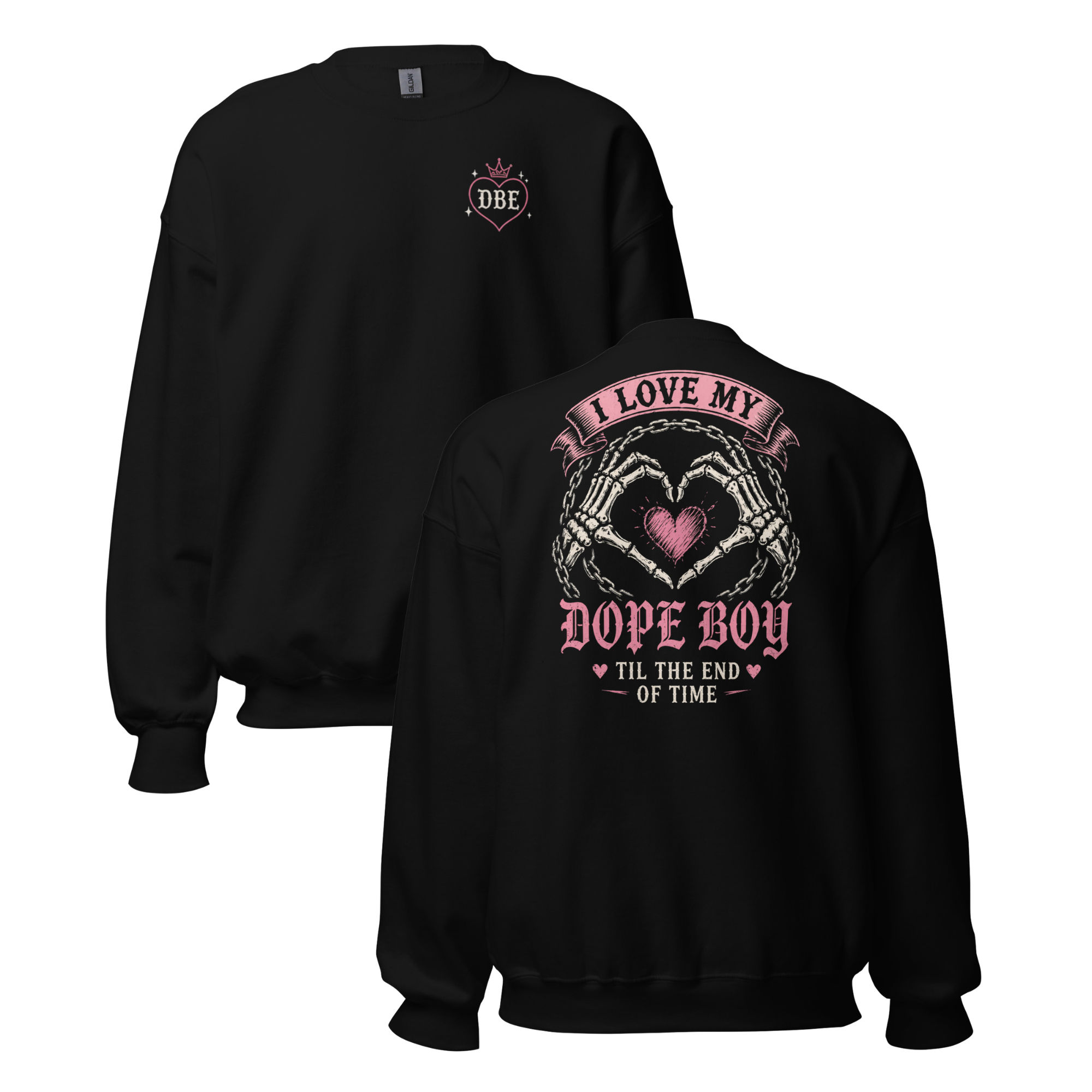 Til The End of Time Crewneck - Back Print
