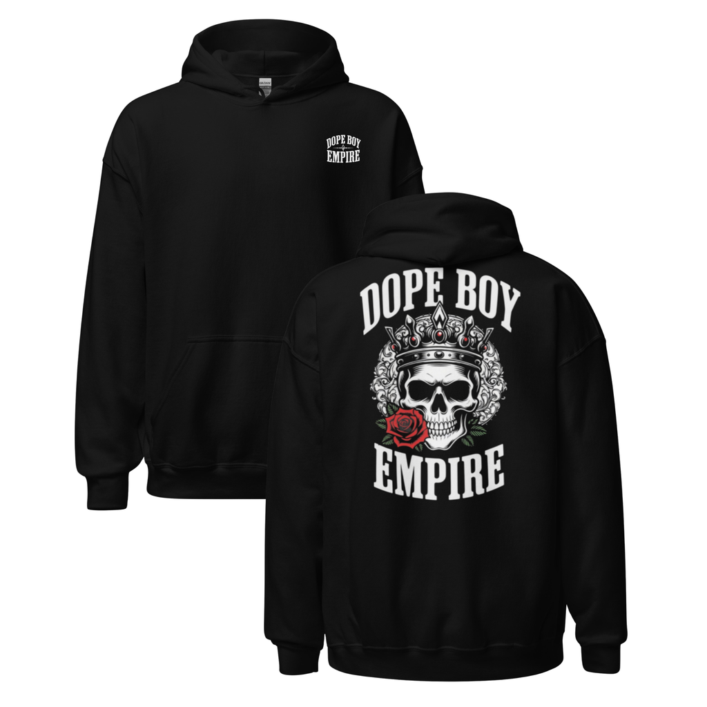Skull + Rose Hoodie - Back Print